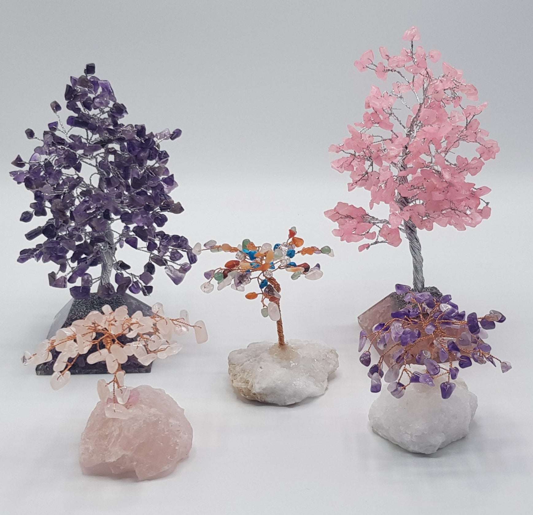 MBOS London Mixed Gemstone Tree 3"
