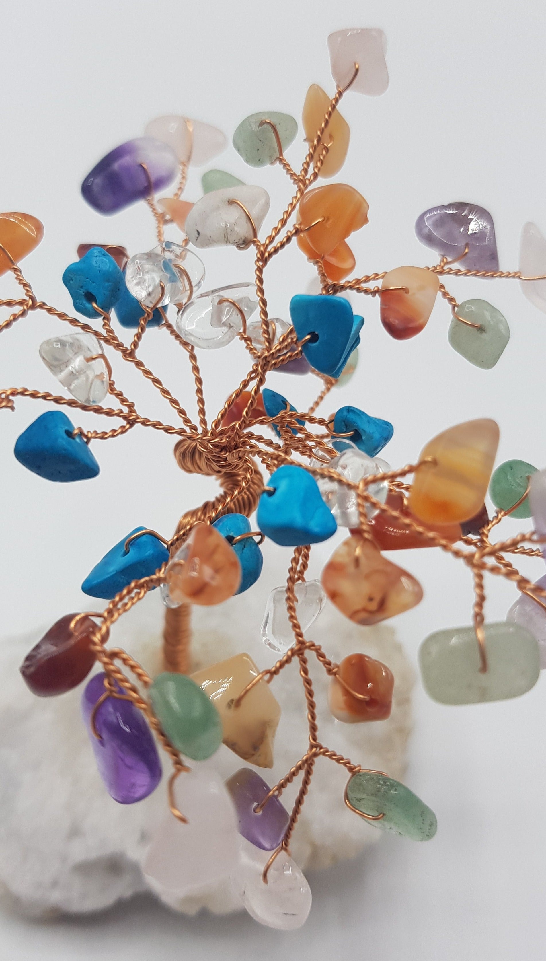 MBOS London Mixed Gemstone Tree 3"