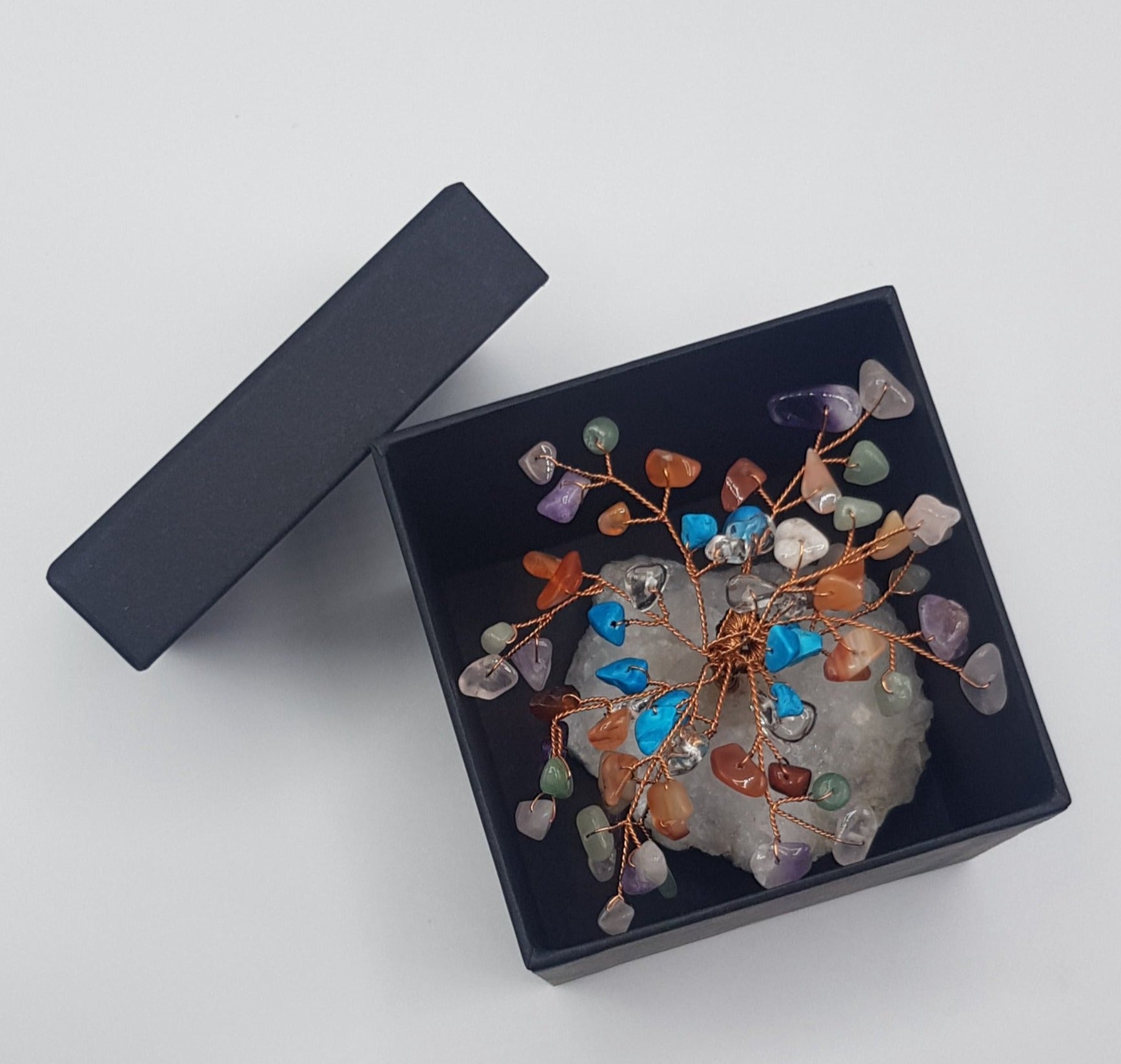 MBOS London Mixed Gemstone Tree 3"