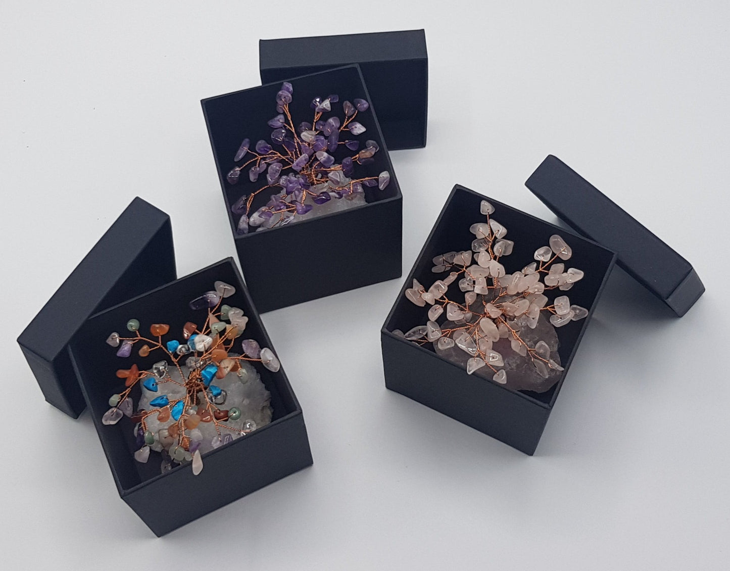 MBOS London Mixed Gemstone Tree 3"