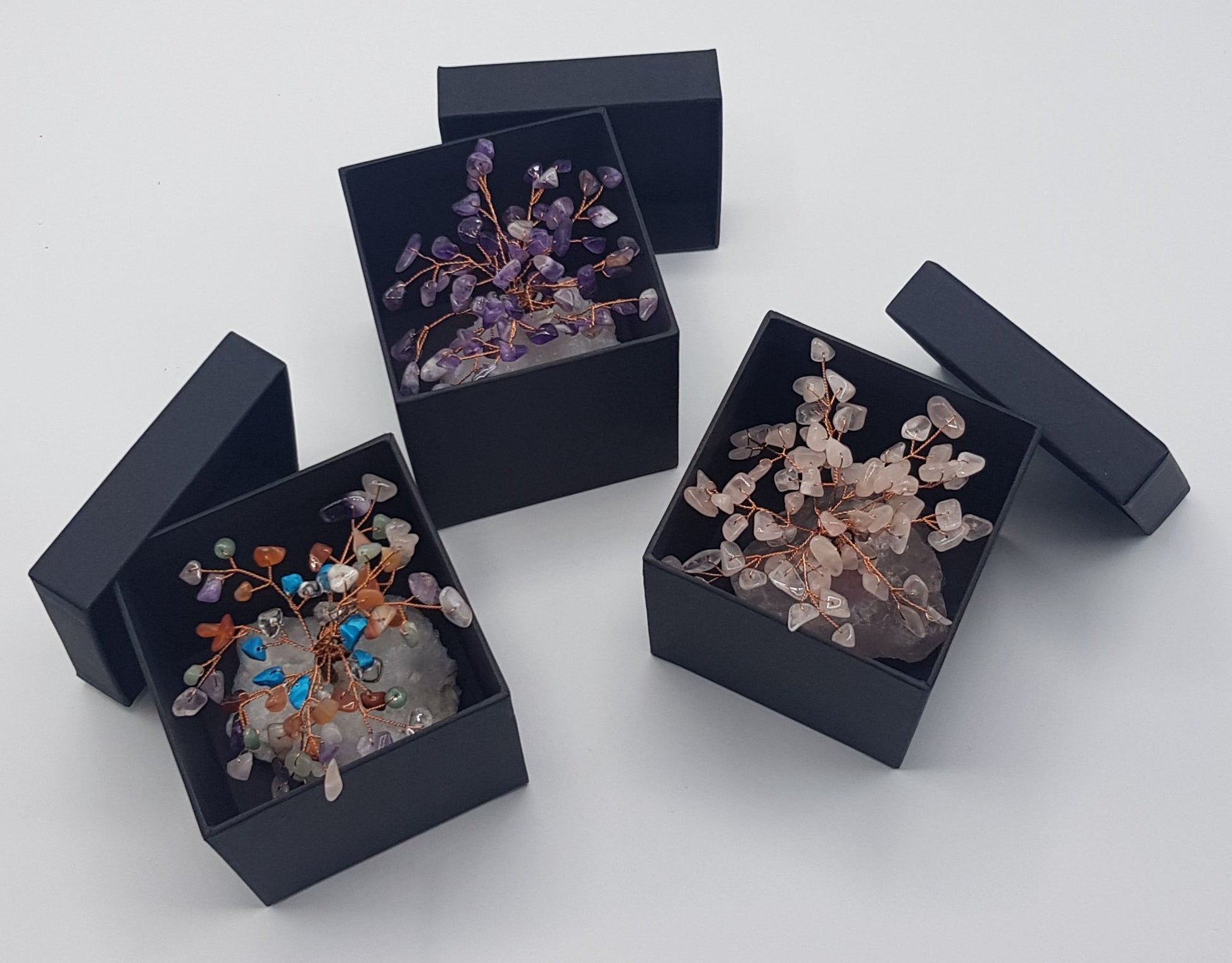MBOS London Mixed Gemstone Tree 3"