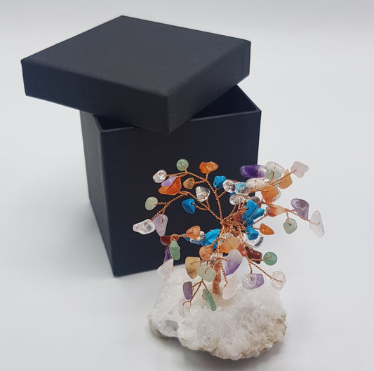 MBOS London Mixed Gemstone Tree 3"