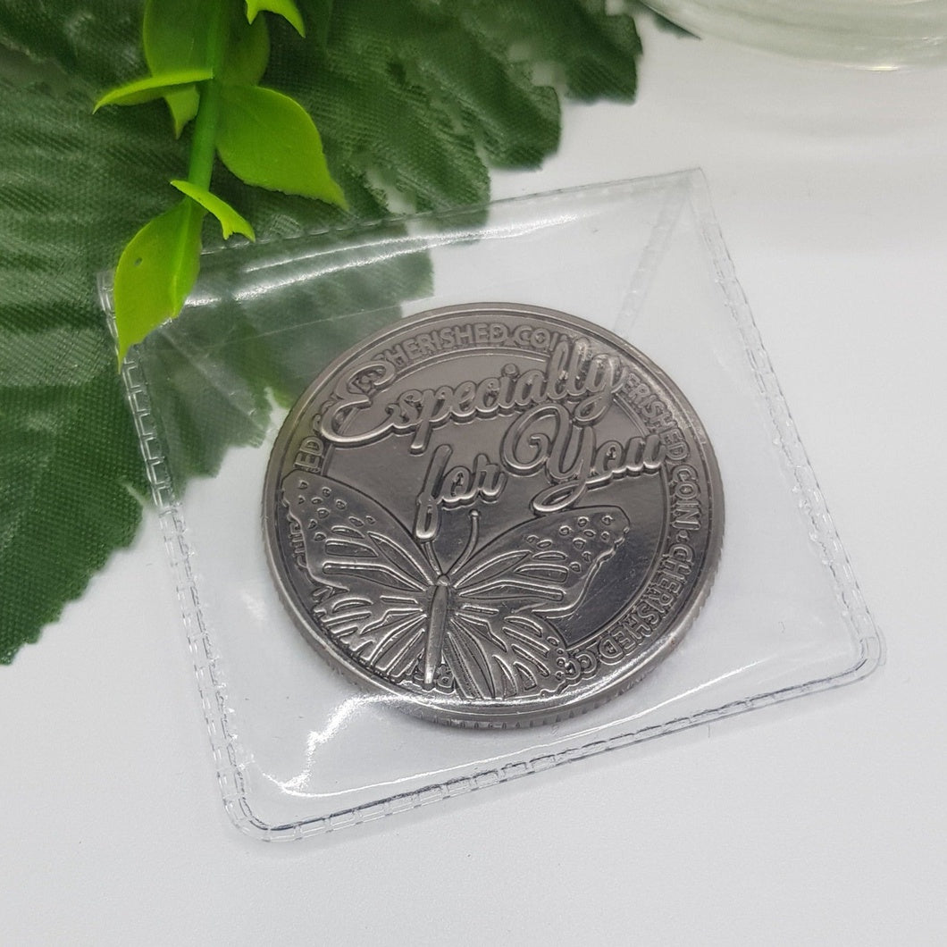 MBOS London 'Especially For You' Good Luck Coin With Message