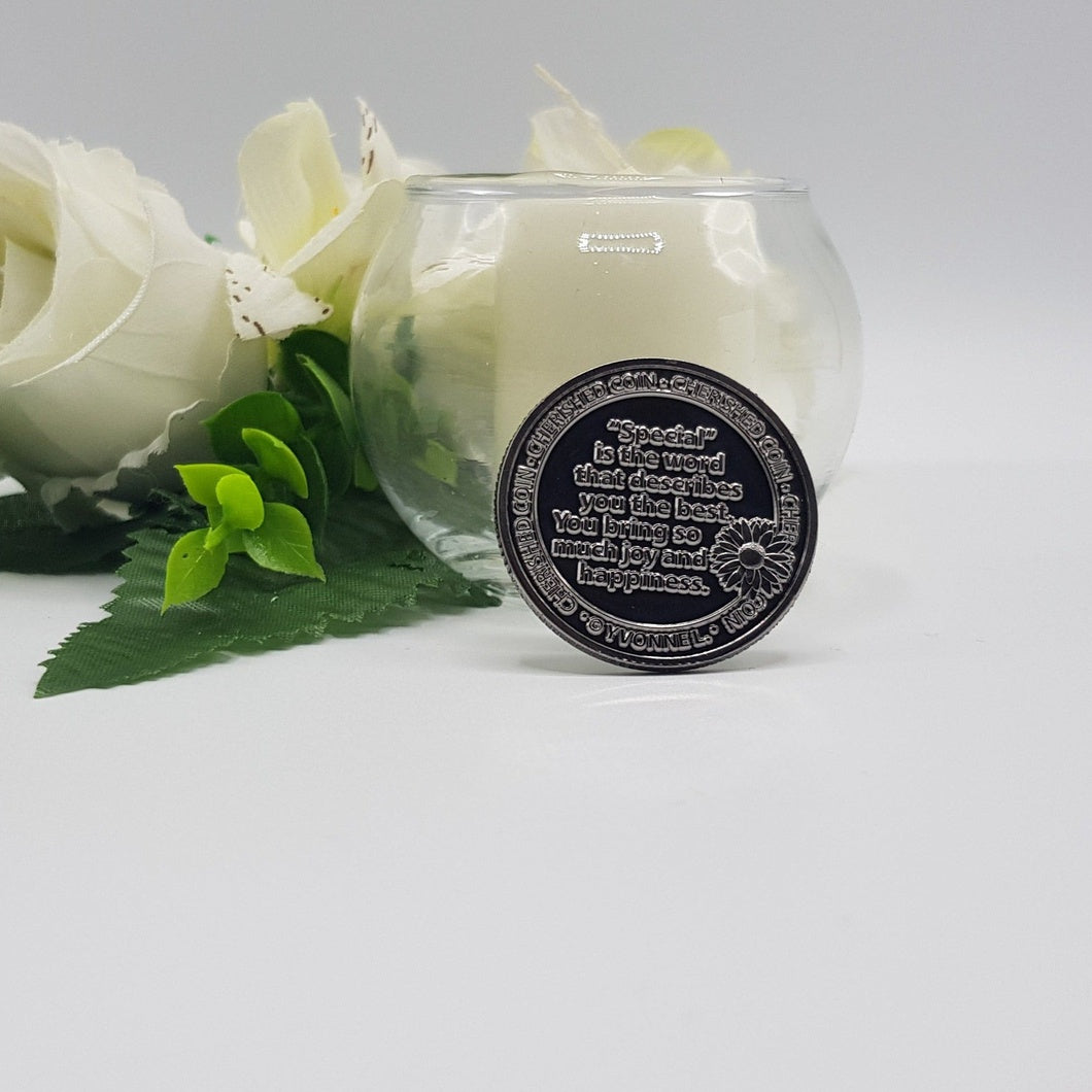 MBOS London 'Especially For You' Good Luck Coin With Message