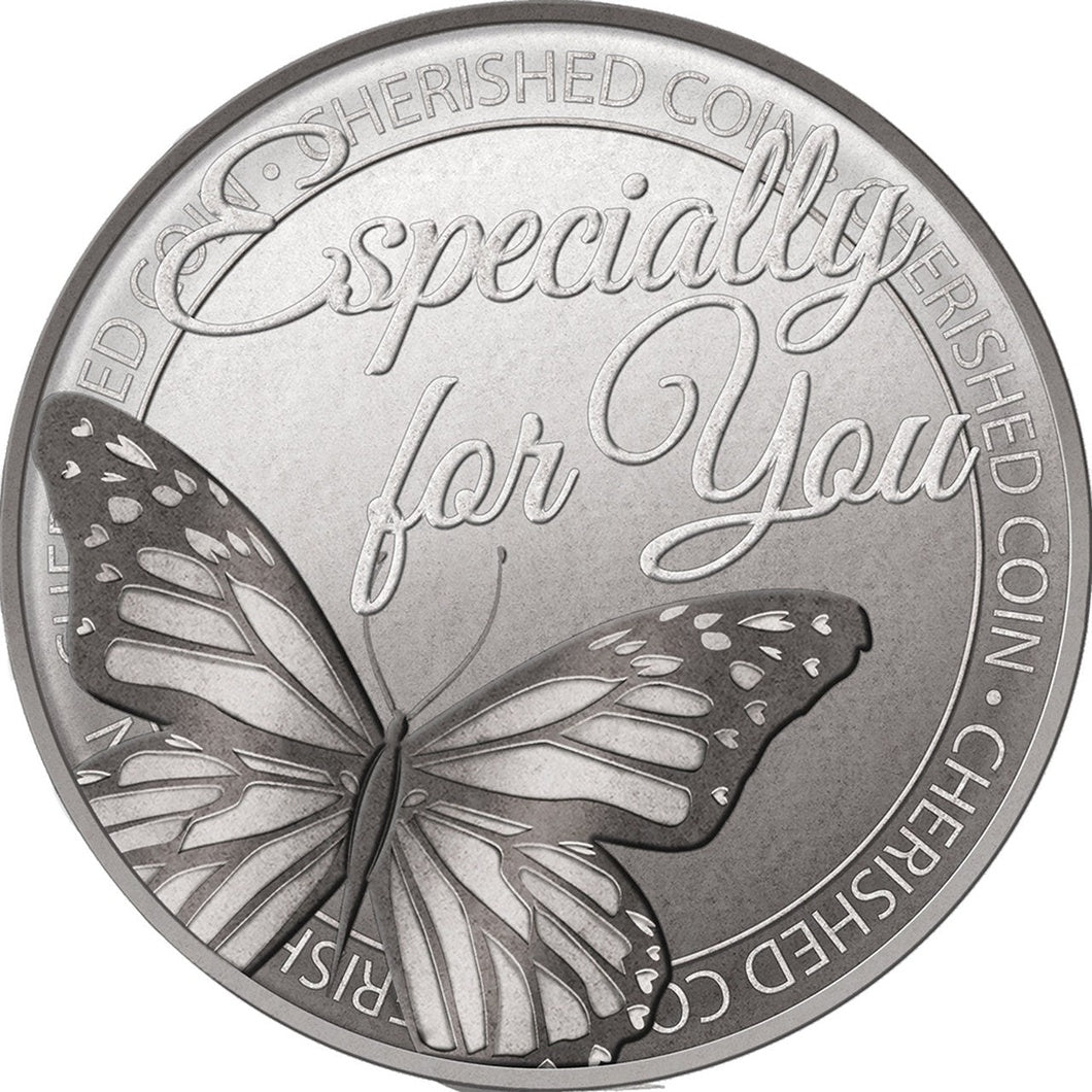 MBOS London 'Especially For You' Good Luck Coin With Message