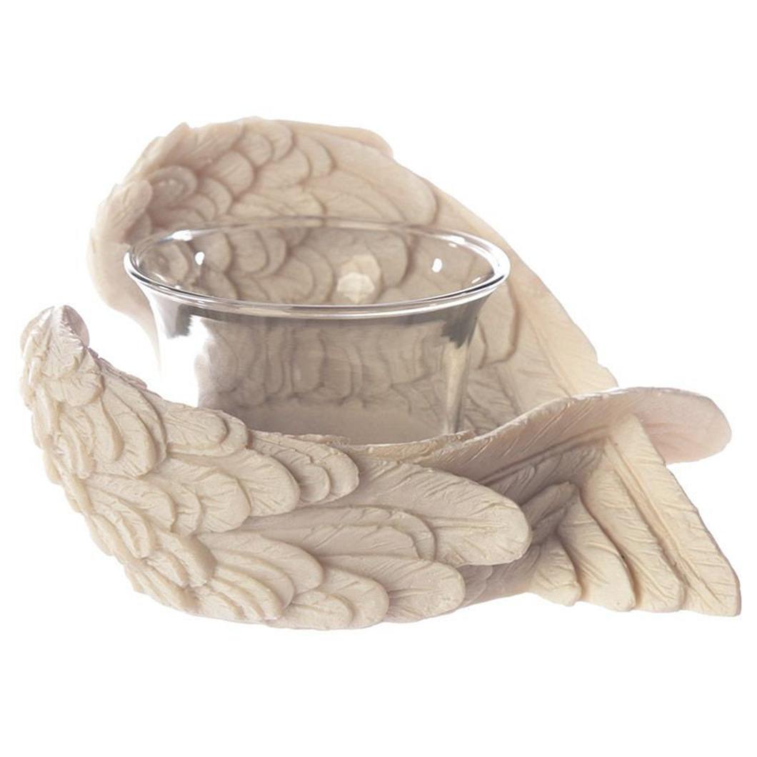 MBOS London Angel Wings Votive Candle Holder, Winged Tea light Holder