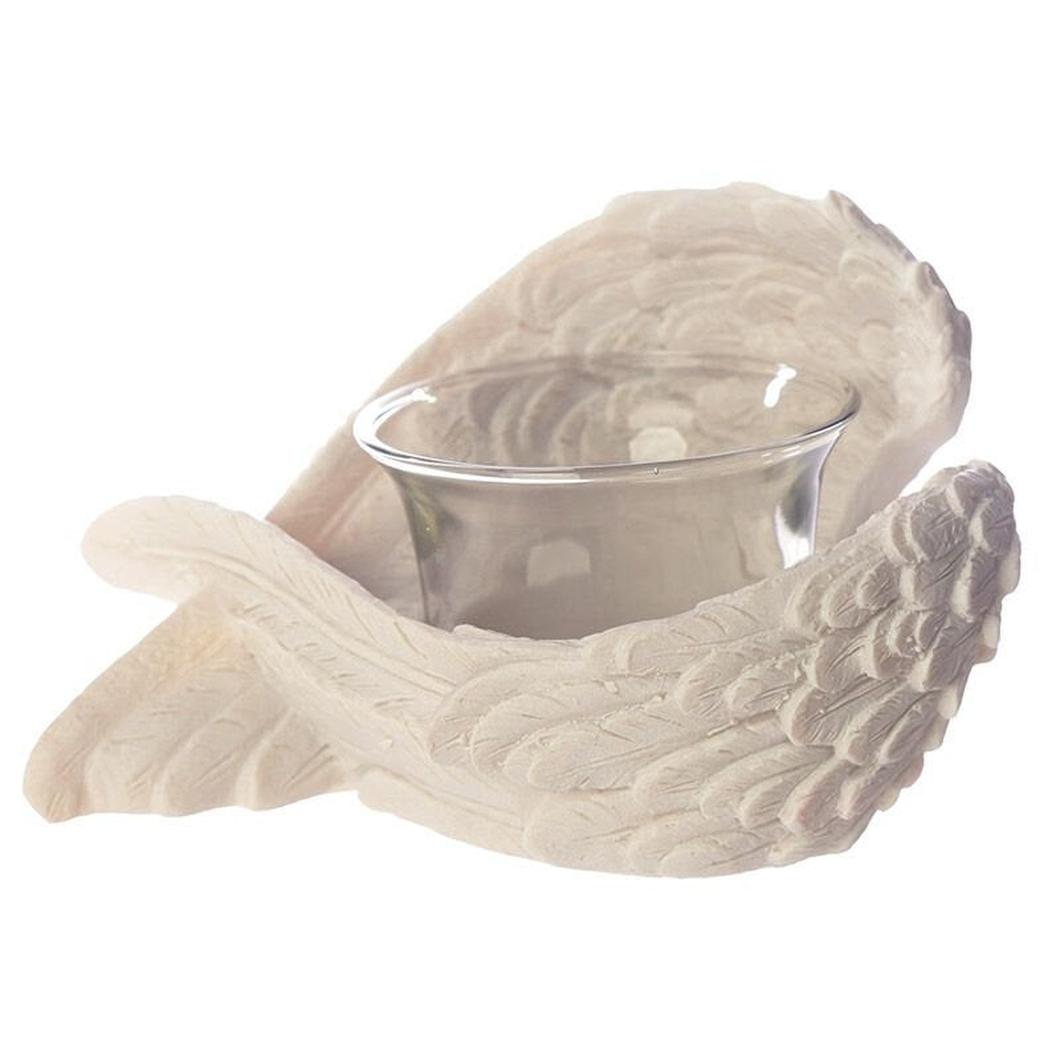 MBOS London Angel Wings Votive Candle Holder, Winged Tea light Holder