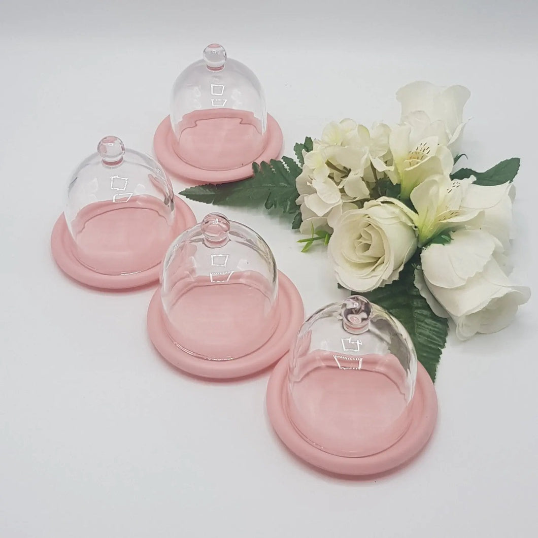 MBOS London Glass Dome - Pink Base