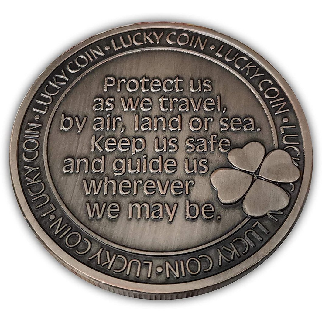 MBOS London Safe Travel Protection Coin With Message