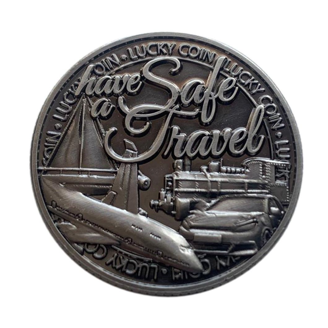 MBOS London Safe Travel Protection Coin With Message