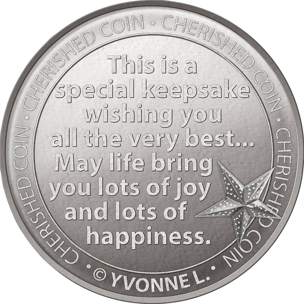 MBOS London 'You're A Star' Good Luck Coin With Message