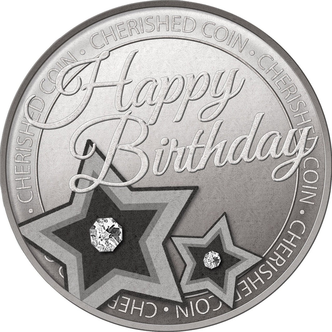 MBOS London 'Happy Birthday Star' Wishes Coin With Message