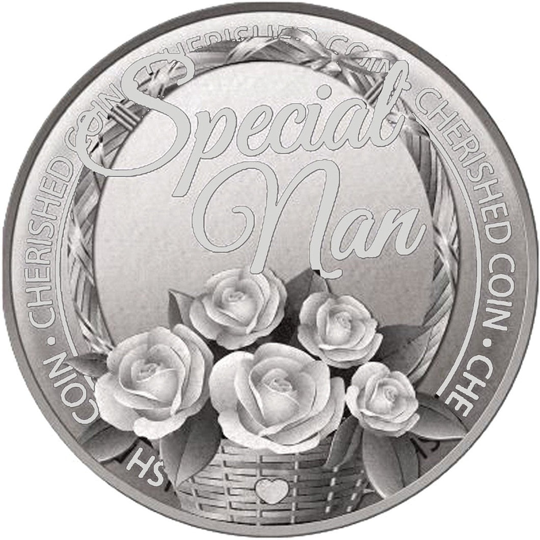 MBOS London 'Special Nan' Good Luck Coin With Message